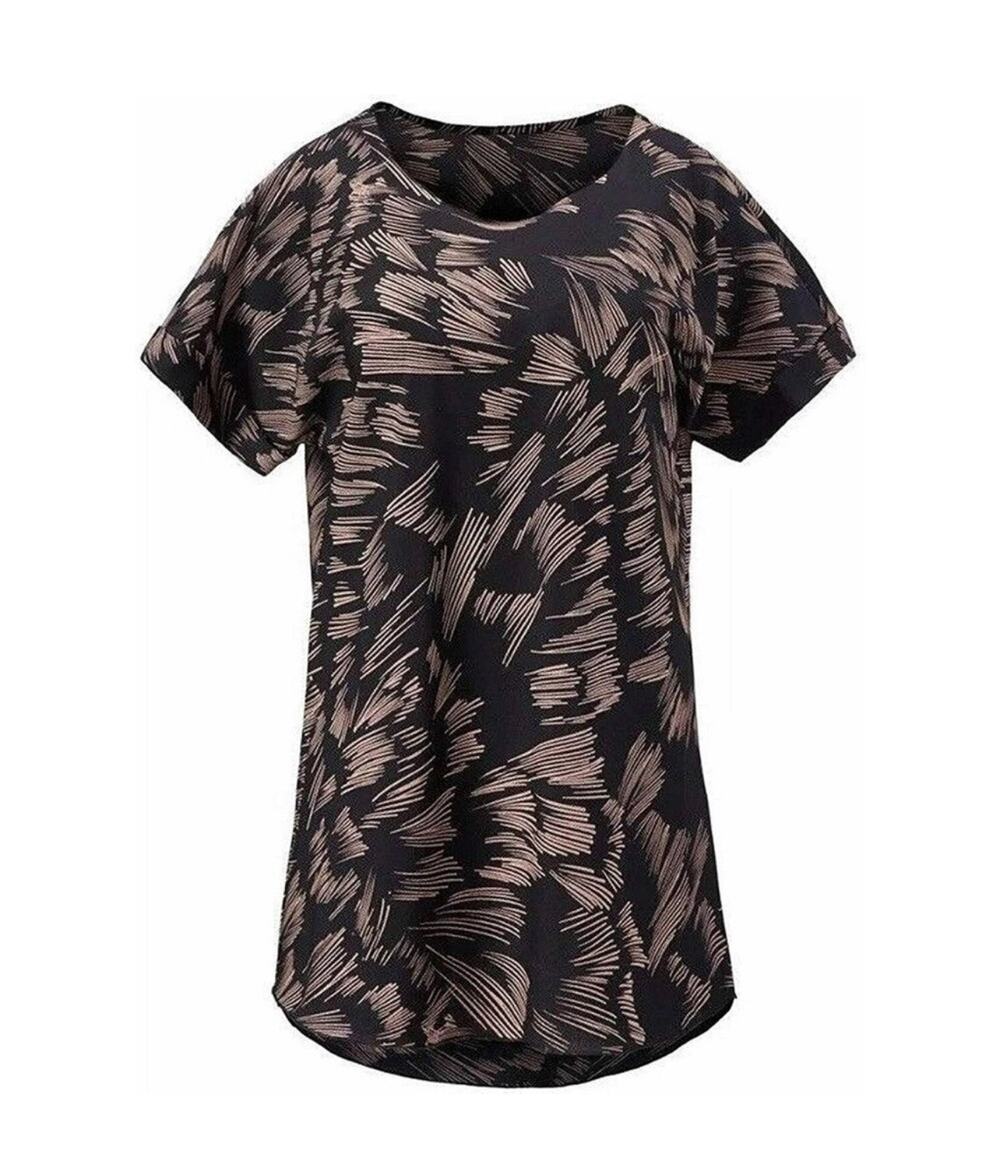 Cabi 3433 Tate Pink Burst Cuffed Sleeve top size M